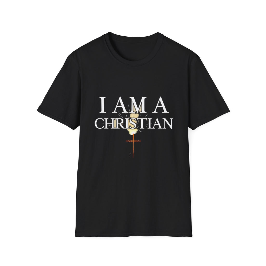 Unisex Softstyle I Am a Christian Personalized T-Shirt