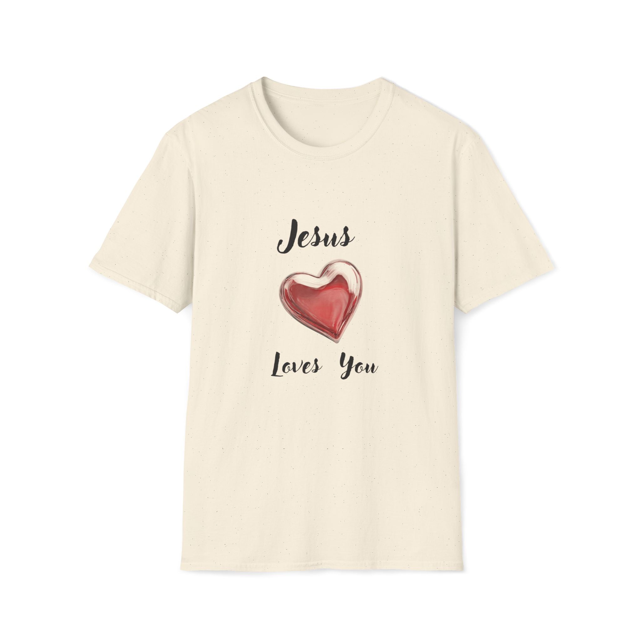 Unisex Softstyle Jesus Loves You T-Shirt