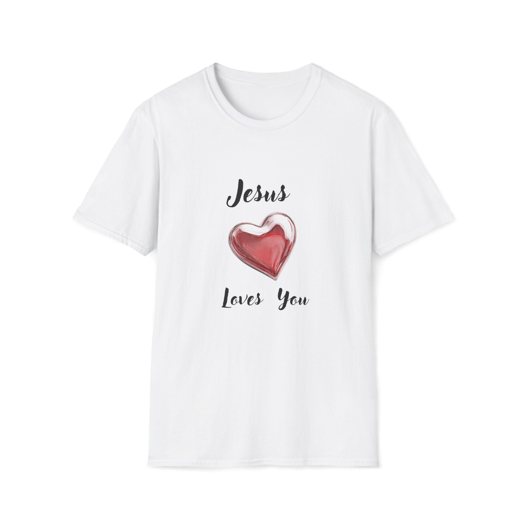Unisex Softstyle Jesus Loves You T-Shirt