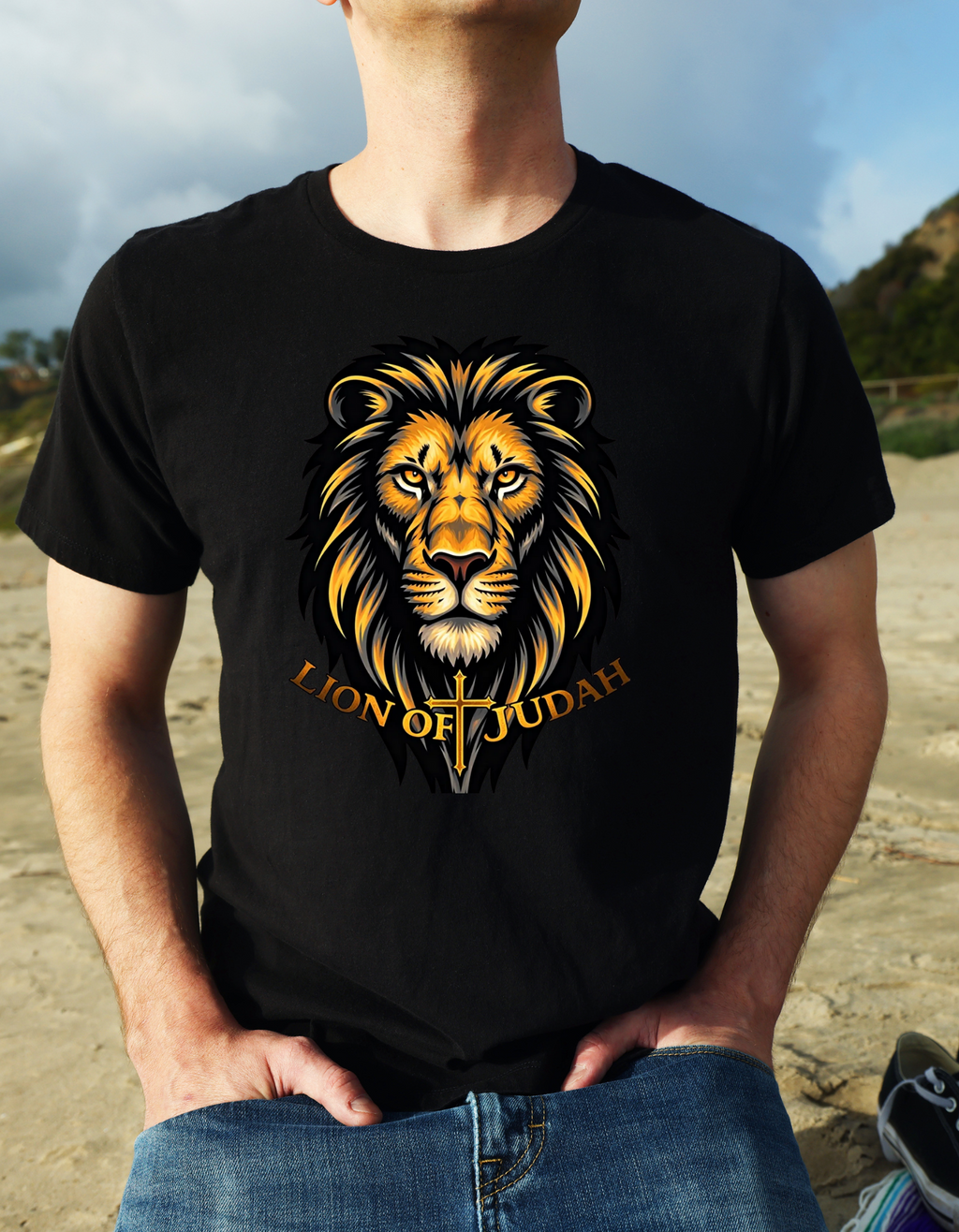 t-shirt Uni-sex Christian Judah the Lion