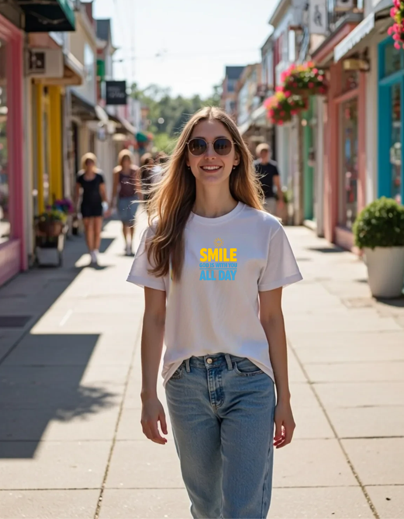 Unisex Softstyle  Smile God Is T-Shirt