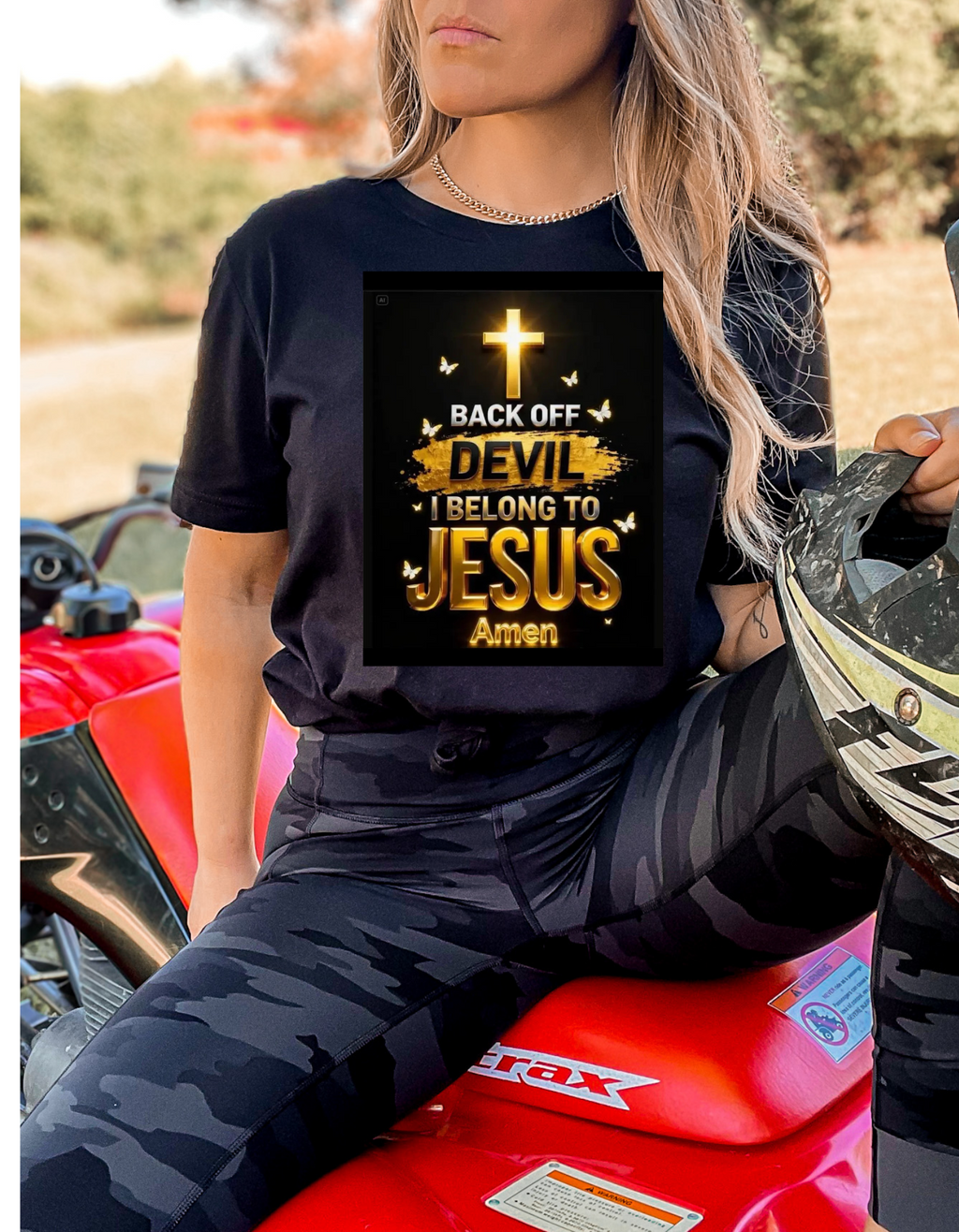 Unisex Softstyle  Back Off Devil T-Shirt