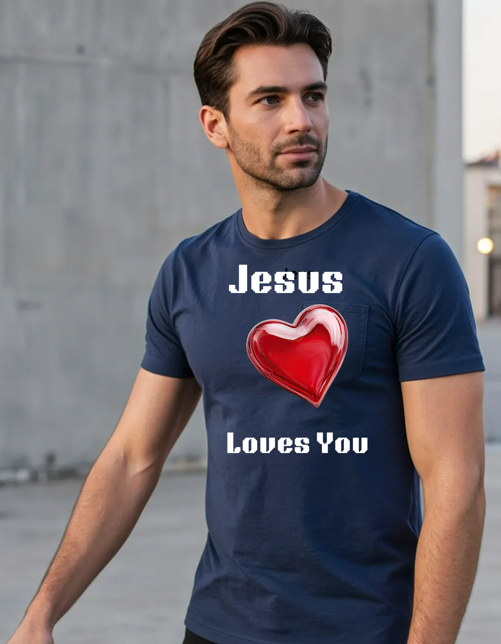 Unisex Softstyle Jesus Loves You T-Shirt