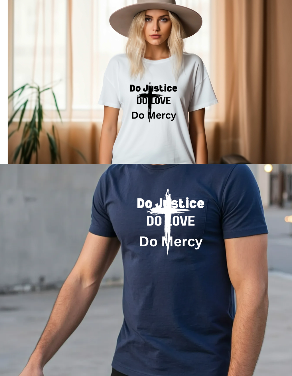 Unisex  Softstyle Christian Do Justice Do Love Do Mercy T-Shirt