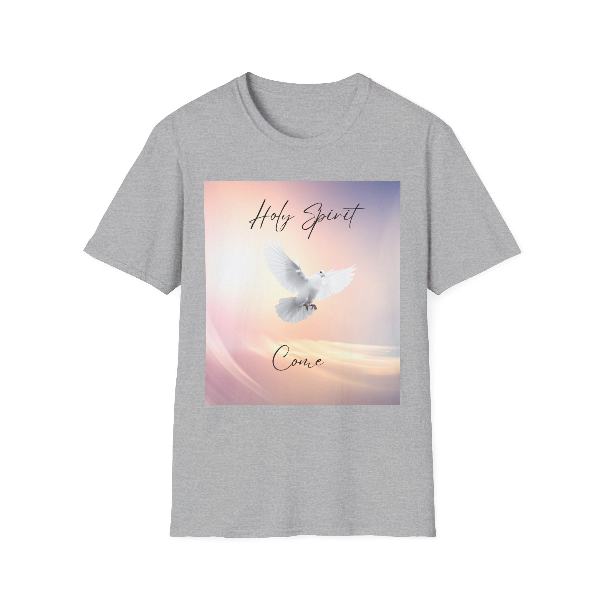 Holy Spirit Come  Inspirational Christian Apparel | Faith Based Shirt | Religious Gift for Women & Men