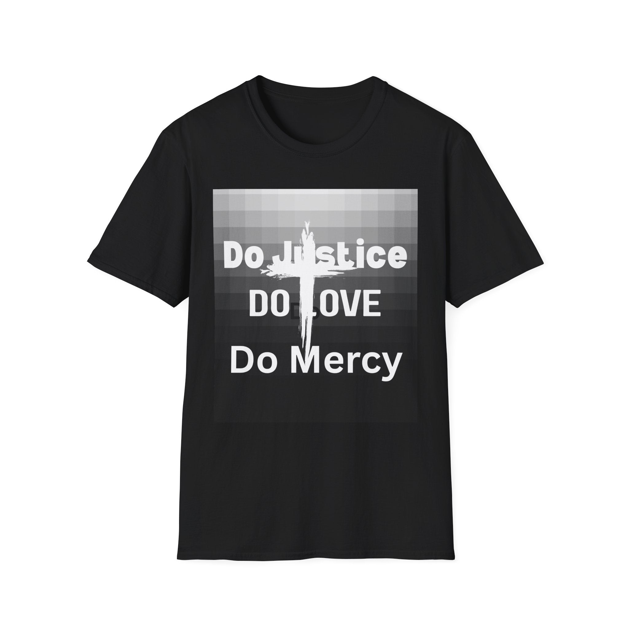 Unisex  Softstyle Christian Do Justice Do Love Do Mercy T-Shirt