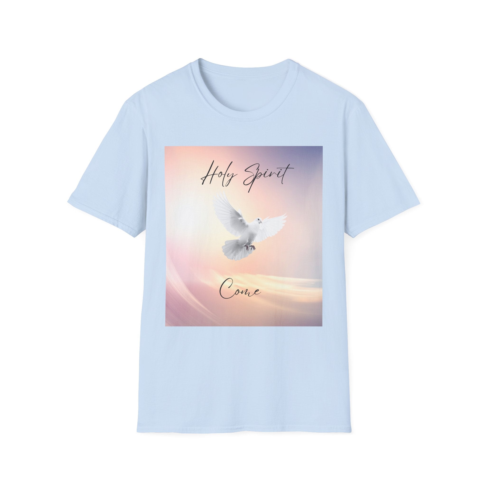 Holy Spirit Come  Inspirational Christian Apparel | Faith Based Shirt | Religious Gift for Women & Men