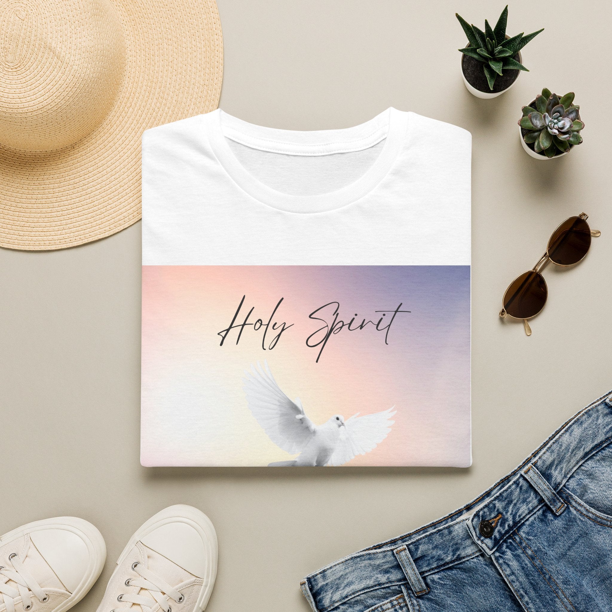 Holy Spirit Come  Inspirational Christian Apparel | Faith Based Shirt | Religious Gift for Women & Men